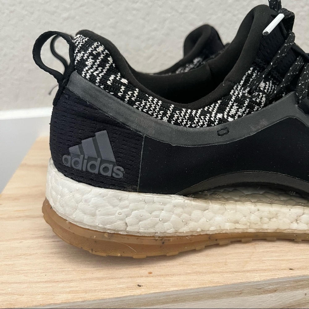 Adidas Black & White Pureboost X ATR Running Sneakers 7.5 - Picture 5 of 7